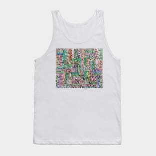 Pastel Abstract Tank Top